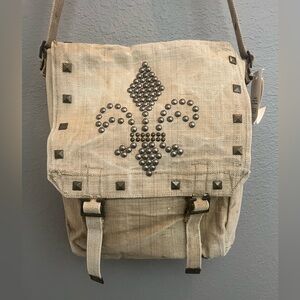 Fitigues Fleur De Lis Studded Military World War II bag